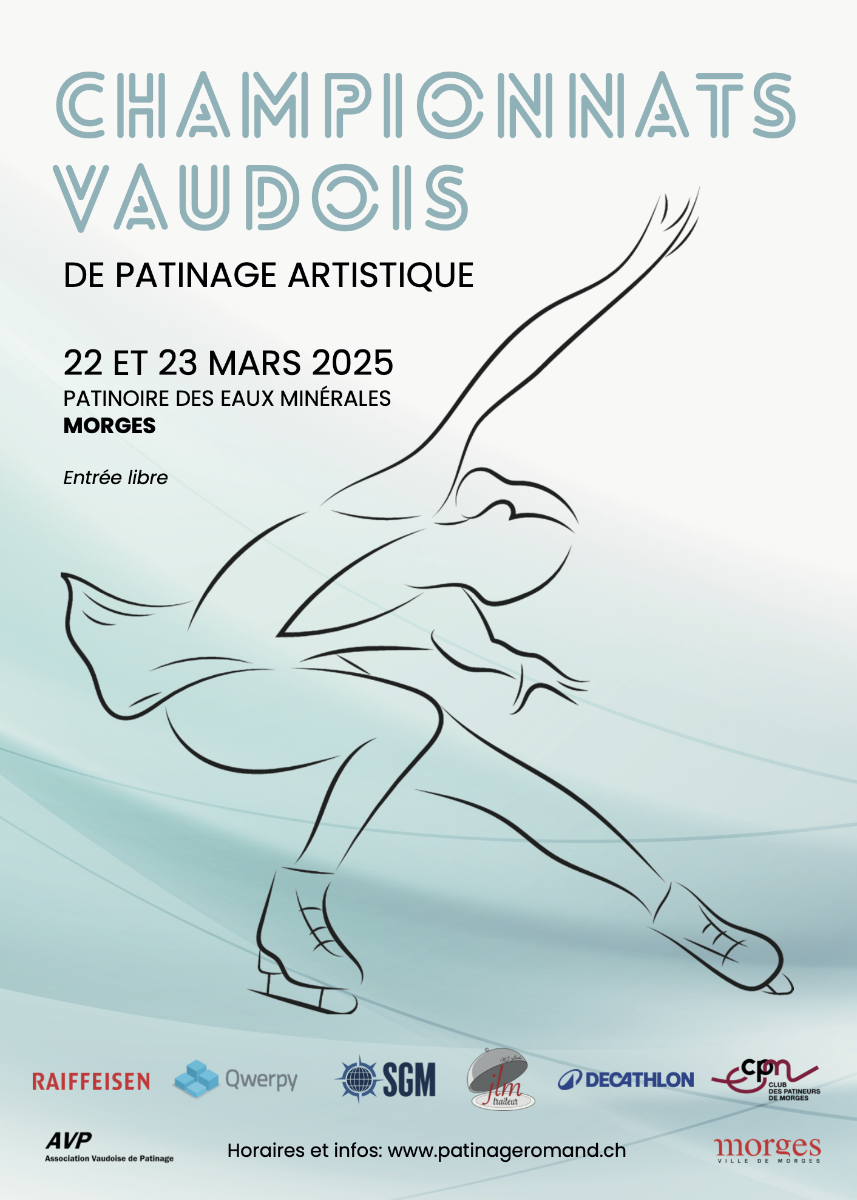 Championnats Vaudois 20-22 Mars 2025 - Club des Patineurs de Morges